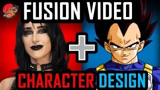 WWE Rhea Ripley and Dragon Ball Z Vegeta Character Design Fusion Video @WWE