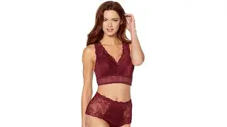 Rhonda Shear Lace Bra Removable Pads