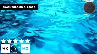 Luxury Water 4K Visual Loop (Silent) | Calm Ambient Background | Seamless Loop