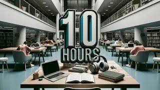 📖 STUDY POWER: Brown Noise for 10 Hours of Uninterrupted Focus! 🎧🌟