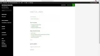 Link Library for WordPress Tutorial - 2 - Category Selection