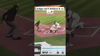 Judge can&rsquo;t believe it #baseball #mlbtheshow25 #yankees #memes #funny