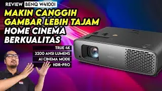 Sensasi Punya Bioskop Pribadi, Gambar Terang & Tajam, Cocok utk Berbagai Konten - Review BenQ W4100i