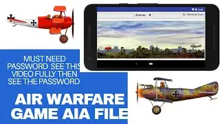 Air warfare Game aia file for Kodular enjoy this game