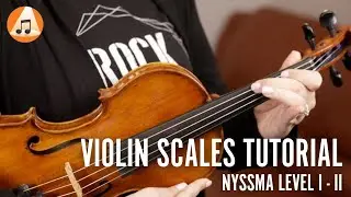 NYSSMA Level I - II Violin Scales Tutorial