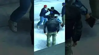 GTA 3 - The diablos gangs beats up a Street Criminal