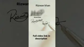 Rizwan khan's awesome😍 signature methods-styles#shorts