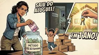 Como uma M&Atilde;E SOLTEIRA usou o M&eacute;todo dos R$ 10 Semanais e SAIU DO ALUGUEL em 1 Ano