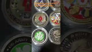 Блошиный рынок, монеты для военных испытаний! #militaria #army #sealteam #marines #freemasons