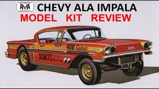&rsquo;58 Chevy Ala Impala масштабом 1:25 AMT 1301 &mdash; сборка и обзор модели