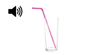 Empty glass ( liquid is out) - sound effect