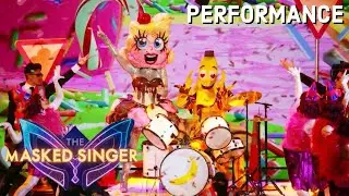Banana Split sings &ldquo;Poker Face&rdquo; by Lady Gaga | THE MASKED SINGER | SEASON 6