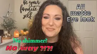 All Matte eye look #natashadenona