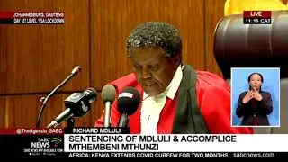 Former crime intelligence boss Richard Mdluli and Mthembeni Mthunzi sentenced to 5 years in prison