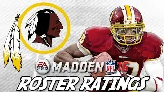 Early Madden 16 Ratings | Redskins ft. Alfred Morris + Kerrigan