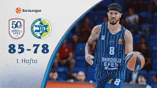 EuroLeague 1. Hafta: Anadolu Efes 85 - 78 Maccabi Rapyd Tel Aviv