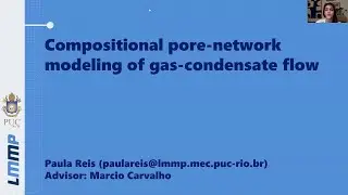 Compositional pore-network modeling of gas-condensate flow - Paula Reis