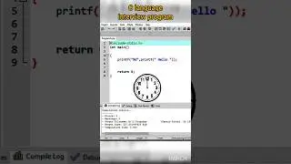 Program of printf() inside the printf() in C language #shorts  #ytshorts  #coding  #viralshorts