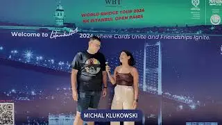 Interview with Michal Klukowski during World Bridge Tour Istanbul 2024