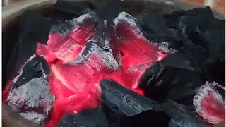اشعال الفحم بدون🔥 دخان وعمل احلي براد شاي علي الفحم