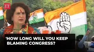 Priyanka Gandhi attacks BJP at Ramnagar rally: 'How long will you keep blaming Congress?