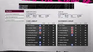 RTTS /Year 2/ G3 Brewers @ Cubs  🐻 Legendary +/ 86 Overall / Nigel Mitchell   🔥💯