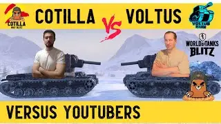World of Tanks Blitz espa&ntilde;ol | Cotilla vs Voltus Blitz | 1 vs 1 | Versus de Youtubers @VOLTUSBlitz