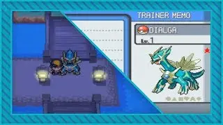 [LIVE] Shiny Sinjoh Ruins Dialga after 4,226 SRs in HeartGold + Arceus distribution cartridge