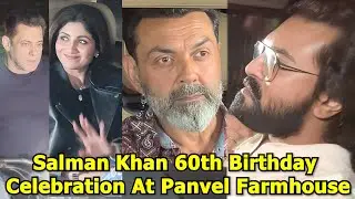 Ram Charan, Aamir Khan, Shilpa Shetty & Bobby Deol Grace Salman Khan 60th Birthday Bash 🎂🔥