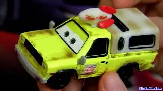 Cars 2 Pizza Planet Truck Todd diecast Disney Pixar Toy Story Toy Review by Blucollection