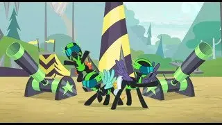 The Washouts perform in Ponyville