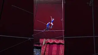 Best Tightrope Performance at the Circus #tightrope #circus #performance #thrilling
