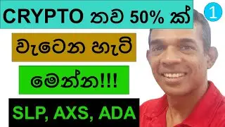 CRYPTO LIKELY TO GO DOWN ANOTHER 50% FROM HERE | ETHEREUM, SLP, AXS, AND ADA - PART 01