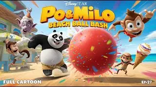 Po & Milo: Beach Ball Bash |Ep27|  Cartoon Episode for Kids | Panda Monkey Cartoon