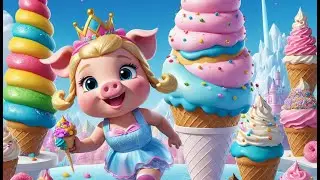 Princess Piggy&rsquo;s Ice Cream Parade | Fun Princess Song for Kids | Sweet Ice Cream Adventure Rhyme