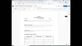 Lab Report Template: Detailed Instructions for Use