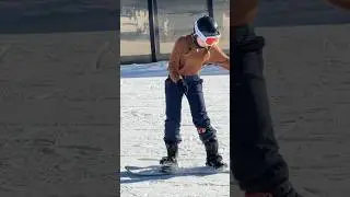 On the slops for the first time: Snowboard Lesson 1