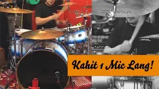 Recording Acoustic Drums - Comparison Between 1, 2, 3, 4, 5 and 10 Mics