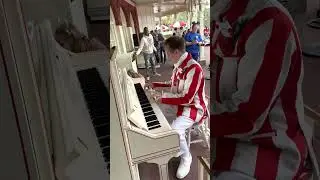 Disney's Haunted Mansion Theme Like You've never heard! Disney's Main Street Piano Player (Grayson)