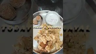 #Today's samayal mushroom biryani #shortsfeed #shorts #today #youtubevideo #lunch #lunchbox