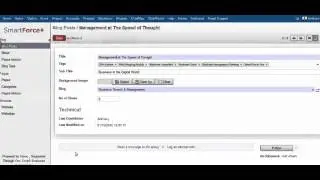 Creating a Blog Post With Smart Force Plus and Odoo