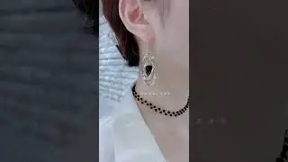 #Super beautiful and sparkly earrings for earring lovers#Latest fashion accessoriesElegant, stylish