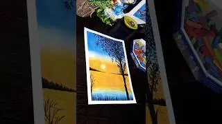 pastel painting impressionist style | pastel color #shorts