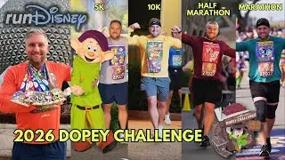 Dopey Challenge: Doing The HARDEST CHALLENGE At Walt Disney World (48.6 miles) 