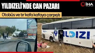 Sivas'ta Otobüs İle Tır Çarpıştı... 3'ü ağır 23 Yaralı!