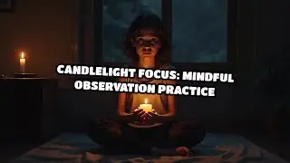 Candlelight Focus: Mindful Observation Practice