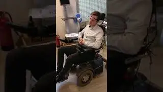 Headset controlled wheelchair with GyroSet
