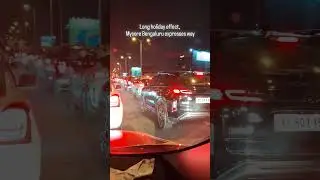long weekend effect, 26.01.2026, #Bengaluru #longweekend #traffic #travel #shorts #viral #viralvideo