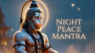 Hanuman Gayatri Mantra | Night Meditation for Peace, Protection & Calm Sleep