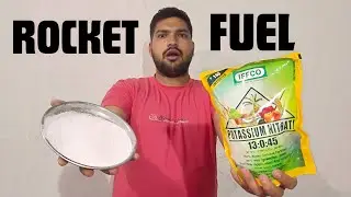 How to make sugar rocket fuel | कैसे बनाते हैं शुगर रॉकेट का फ्यूल (part 1 ) idiotic experiment